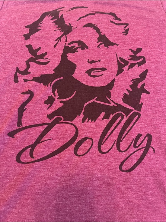 Tops - Dolly Parton Graphic Tee - Pink Size Youth
Large